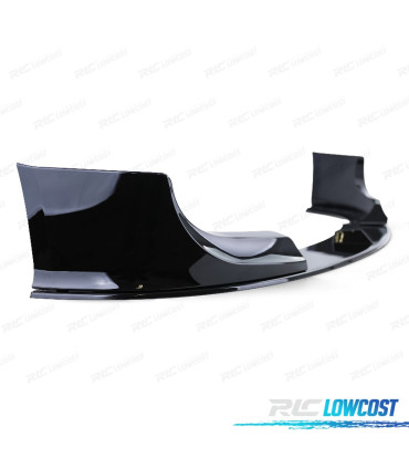 SPOILER LIP BMW E60 E61 03-10 LOOK M PERFORMANCE NEGRO BRILLO
