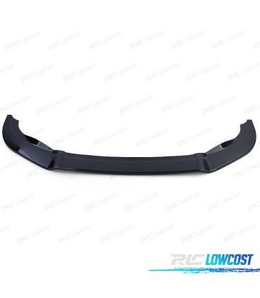 SPOILER LIP VOLKSWAGEN VW GOLF 6 09-12 LOOK R20 NEGRO BRILLO