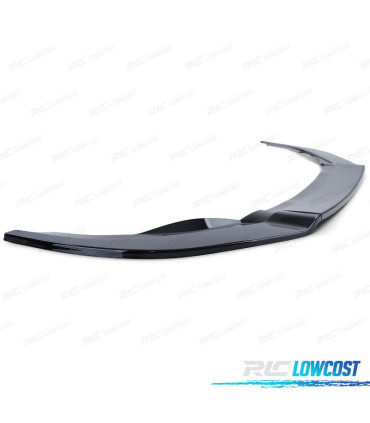SPOILER LIP VOLKSWAGEN VW GOLF 6 09-12 LOOK R20 NEGRO BRILLO
