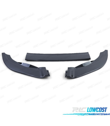 SPOILER LIP VOLKSWAGEN VW GOLF 6 09-12 LOOK R20 NEGRO BRILLO