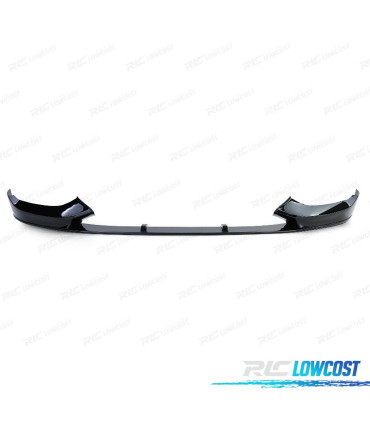 SPOILER LIP FRONTAL BMW F20 F21 LCI 15-19 NEGRO BRILLO LOOK M PERFORMANCE