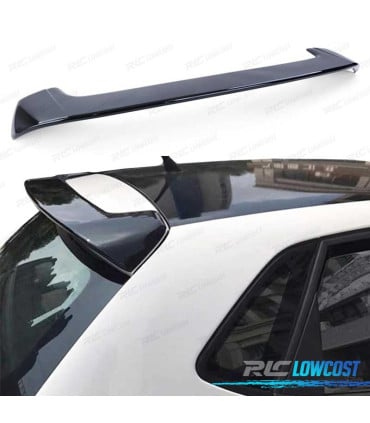 ALERON SPOILER VOLKSWAGEN VW POLO MK5 09-14 LOOK R LINE NEGRO BRILLO