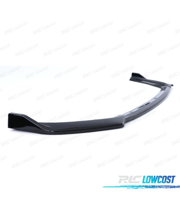 SPOILER LIP VOLKSWAGEN VW POLO 6 2G AW 17- NEGRO BRILLO