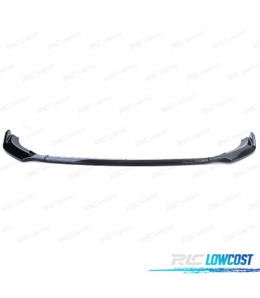 SPOILER LIP VOLKSWAGEN VW POLO 6 2G AW 17- NEGRO BRILLO