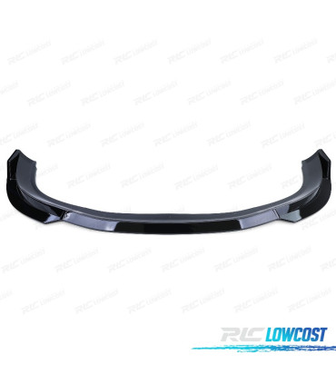 SPOILER LIP VOLKSWAGEN VW POLO 9N3 05-09 NEGRO BRILLO