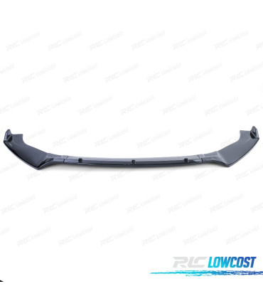 SPOILER LIP VOLKSWAGEN VW GOLF 7 7.5 NEGRO BRILLO