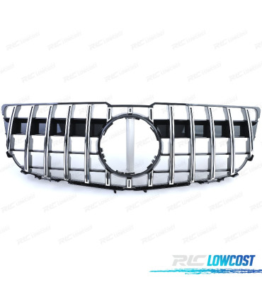 PARRILLA MERCEDES GLK X204 12-15 LOOK AMG NEGRO BRILLO CROMO
