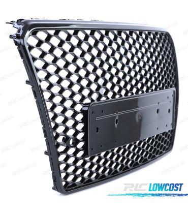 PARRILLA AUDI A7 C7 4G 10-14 PDC LOOK RS NEGRO BRILLO