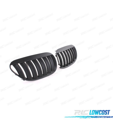 PARRILLAS BMW E63 E64 04-10 LOOK M NEGRO MATE