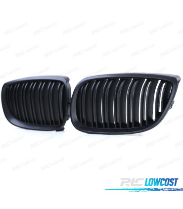 PARRILLAS BMW E92 E93 06-10 LOOK M NEGRO MATE