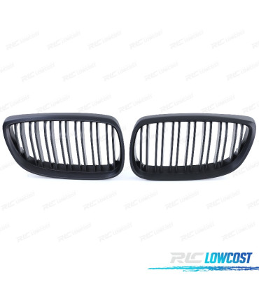 PARRILLAS BMW E92 E93 06-10 LOOK M NEGRO MATE