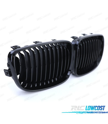 PARRILLAS BMW E81 E82 E87 E88 07-12 LOOK M NEGRO BRILLO