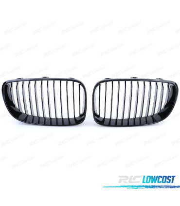 PARRILLAS BMW E81 E82 E87 E88 07-11 LOOK M NEGRO BRILLO