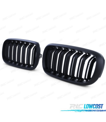PARRILLAS BMW X5 F15 X6 F16 LOOK M PERFORMANCE NEGRO MATE
