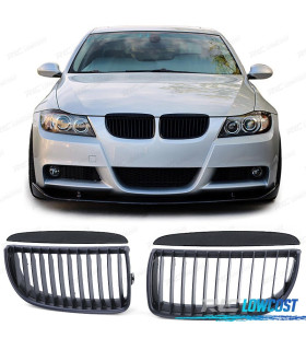 PARRILLAS BMW E90 E91 05-08 LOOK M NEGRO MATE
