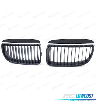PARRILLAS BMW E90 E91 05-08 LOOK M NEGRO MATE