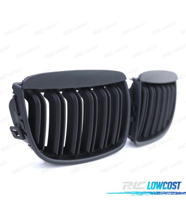 PARRILLAS BMW E90 E91 05-08 LOOK M NEGRO MATE