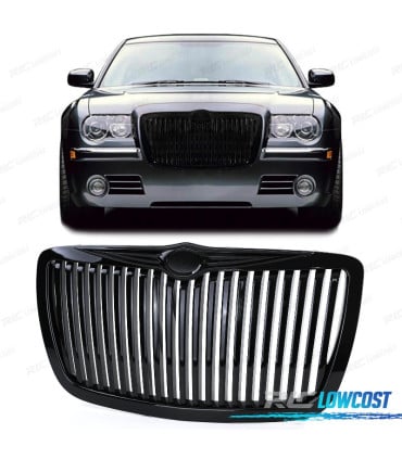 PARRILLA CHRYSLER 300C 04-11 NEGRO BRILLO