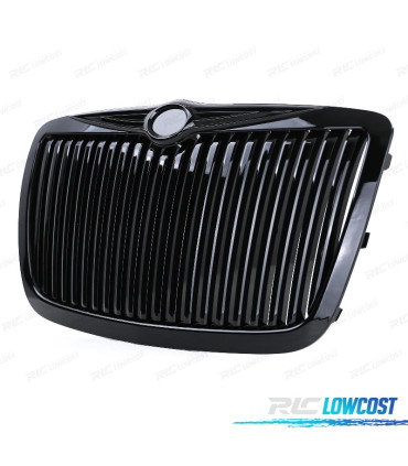 PARRILLA CHRYSLER 300C 04-11 NEGRO BRILLO