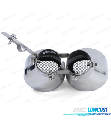 COLA ESCAPE MERCEDES CLASE C W203 00-07 CROMO