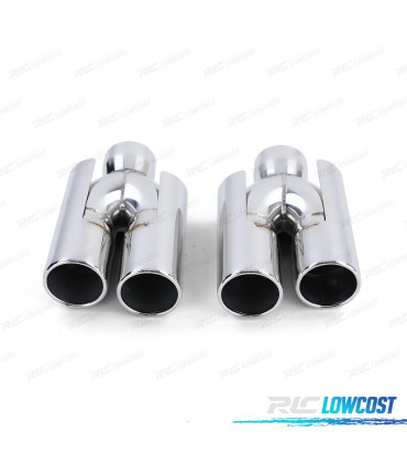 COLAS ESCAPE BMW E60 E61 E90 E91 E92 E93 F10 F11 F30 F31 F12 F13 LOOK M CROMADO