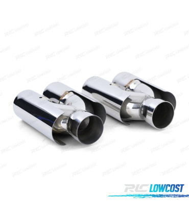 COLAS ESCAPE BMW E60 E61 E90 E91 E92 E93 F10 F11 F30 F31 F12 F13 LOOK M CROMADO