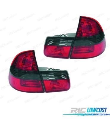 PILOTOS BMW E46 TOURING 98-05 ROJO AHUMADO