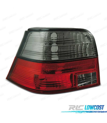 PILOTOS VOLKSWAGEN VW GOLF 4 HATCHBACK 97-03 ROJO AHUMADO LEX