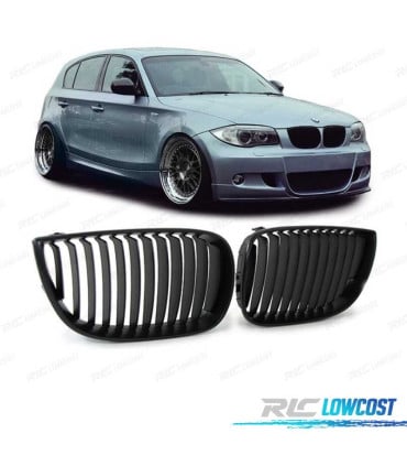 PARRILLAS BMW E81 E87 04-07 LOOK M PERFORMANCE NEGRO BRILLO