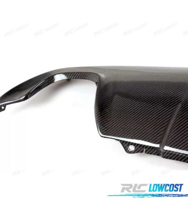 DIFUSOR BMW E60 03-10 LOOK M DOBLE SALIDA CARBONO