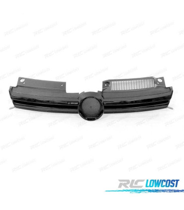 PARRILLA VOLKSWAGEN VW GOLF 6 08-12 LOOK R20 NEGRO BRILLO