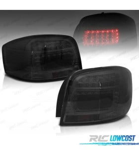 PILOTOS PARA AUDI A3 8P 03-08 LED CRISTAL AHUMADO