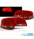 PILOTOS AUDI A3 8PA SPORTBACK 04-08 LED ROJO CROMO