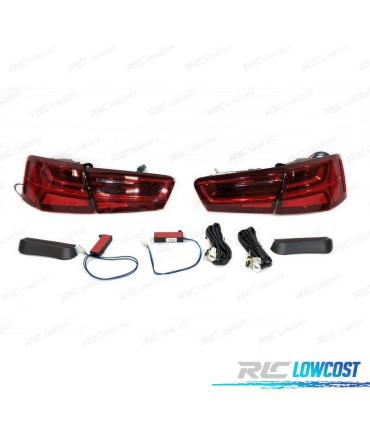 PILOTOS AUDI A6 C7 11-14 ROJOS INTERMITENTE LED DINAMICO