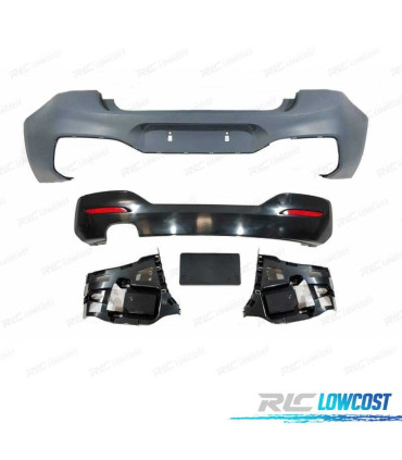 PARAGOLPES TRASERO BMW F20 F21 15-18 LCI LOOK M PDC DOBLE SALIDA