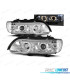 FAROS BMW X5 E53 99-03 OJOS ANGEL FONDO CROMO