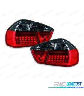 PILOTOS BMW E90 BERLINA LED ROJO AHUMADO