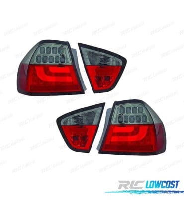 PILOTOS BMW E90 05-08 LED ROJO AHUMADO