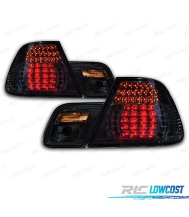 PILOTOS BMW E46 COUPE 99-03 LED CRISTAL AHUMADO LOOK M3