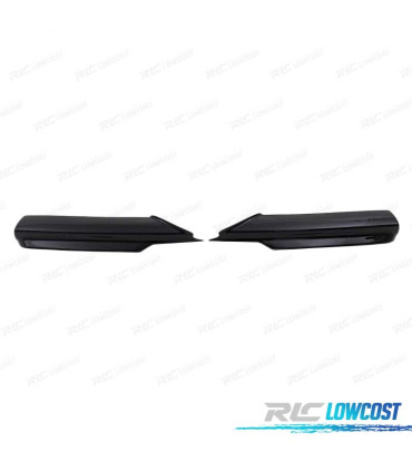 SPLITTERS PARAGOLPES BMW E90 E91 05-08 LOOK M NEGRO BRILLO