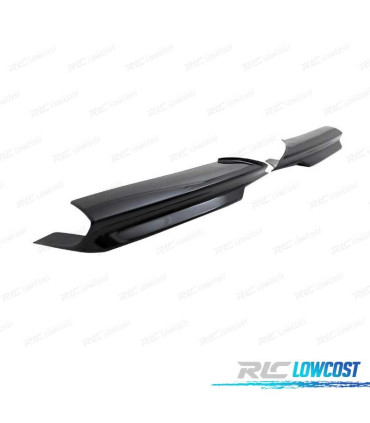 SPLITTERS PARAGOLPES BMW E90 E91 05-08 LOOK M NEGRO BRILLO