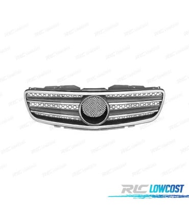 PARRILLA MERCEDES CLASE SL R230 01-12 CROMADO SPORT LOOK