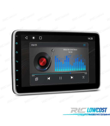 RADIO NAVEGADOR 2DIN 10" HD TÁCTIL BLUETOOTH USB SD