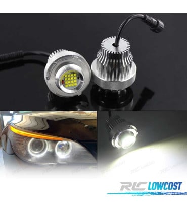 KIT BOMBILLAS OJOS ANGEL EN LED 40W BMW E60 LCI