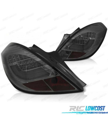 PILOTOS OPEL CORSA D 06-14 LED ROJO OSCURECIDO