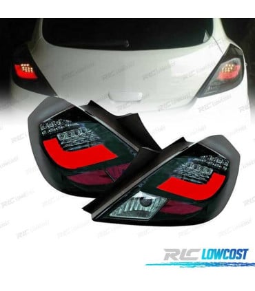 PILOTOS OPEL CORSA D 06-14 LED NEGRO AHUMADO