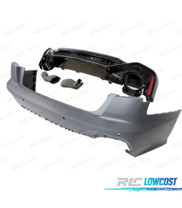 PARAGOLPES TRASERO AUDI A6 20- LOOK RS6 PDC