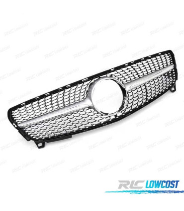 PARRILLA MERCEDES CLASE A W176 16-18 LOOK DIAMOND SILVER