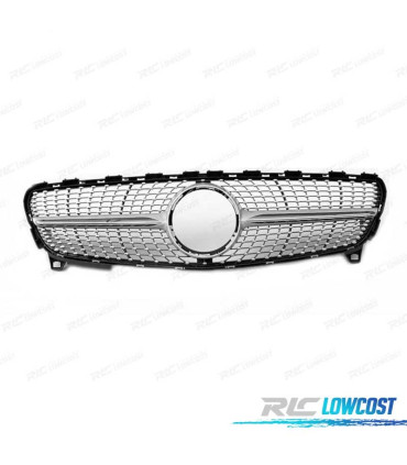 PARRILLA MERCEDES CLASE A W176 16-18 LOOK DIAMOND SILVER