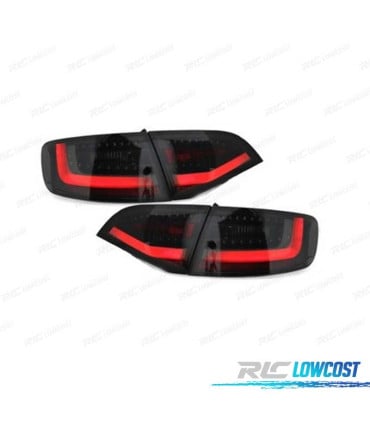 PILOTOS LED DINÁMICO PARA AUDI A4 B8 07-11 AVANT CARDNA NEGRO AHUMADO